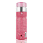 Pink en zilveren Riiffs Pink Absolu Deo Spray fles in een close-up afbeelding